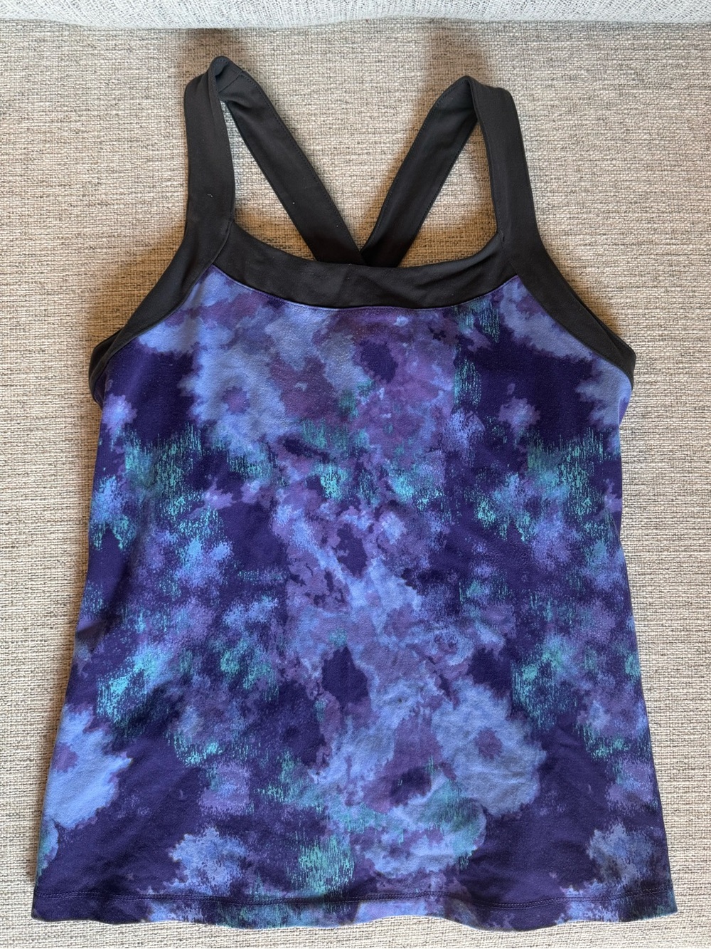 Lucy Powermax Tank Top Large Built In Bra Purple